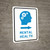 Mental Health Right Arrow with Icon Portrait v2 - Wall Sign