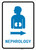 Nephrology Right Arrow with Icon Portrait v2 - Wall Sign