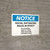 Notice: Social Distancing Rules in Effect Landscape - Wall Sign