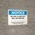 Notice: We Are Closed But Will Return On - For More Information Landscape - Wall Sign