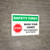 Safety First: STOP - Wash Your Hands - Stop Coronavirus Landscape - Wall Sign