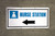 Nurse Station Left Arrow with Icon - Banner