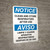 Notice: Clean And Store Respirators After Use Bilingual Spanish Portrait - Wall Sign