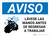Notice: Wash Hands Before Returning To Work Spanish with Icon Landscape - Wall Sign
