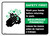 Safety First: Wash Hands Before Returning To Work Bilingual Spanish with Icon Landscape - Wall Sign