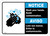 Notice: Wash Your Hands Avoid Contamination Bilingual Spanish with Icon ANSI Landscape - Wall Sign