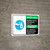 Safety First: Mandatory Use Of Anti-Bacterial Hand Gel Bilingual Spanish With Icon Landscape - Wall Sign