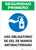 Safety First: Mandatory Use Of Anti-Bacterial Hand Gel Spanish With Icon Portrait - Wall Sign