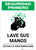 Safety First: Wash Your Hands Avoid Contamination Spanish with Icon Portrait - Wall Sign
