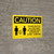 Caution: Please Help Us All Stay Safe By Keeping 2m Distance with Icon Landscape - Wall Sign