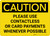 Caution: Please Use Contactless or Card Payments When Possible Landscape - Wall Sign