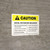 Caution: Social Distancing Measures Landscape - Wall Sign