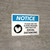 Notice: Please Use the Gloves Provided and Practice Social Distancing with Icon Landscape - Wall Sign