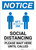Notice: Please Wait Here Until Called with Icon Portrait - Wall Sign