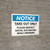 Notice: Take Out Only Please Respect Social Distancing Landscape - Wall Sign