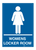 Womans Locker Room - Wall Sign