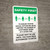 Safety First: Social Distancing as a Public Facility with Icon Portrait - Wall Sign
