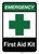 Emergency First Aid Kit - Wall Sign