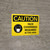 Caution: Face Coverings Required In This Area with Icon Landscape - Wall Sign