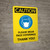 Caution: Please Wear Face Coverings with Icon Portrait - Wall Sign