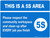 This is a 5S Area - Wall Sign