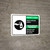 Safety First: Hand Sanitizing Station Bilingual Spanish with Icon Landscape - Wall Sign