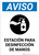 Notice: Hand Sanitizing Station Spanish with Icon Portrait - Wall Sign