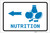 Nutrition Left Arrow with Icon Landscape v2 - Label