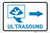Ultrasound Right Arrow with Icon Landscape v2 - Label