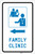 Family Clinic Left Arrow with Icon Portrait v2 - Label
