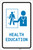 Health Education with Icon Portrait v2 - Label