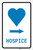 Hospice Right Arrow with Icon Portrait v2 - Label