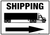 Shipping (Arrow Right) - Wall Sign