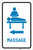 Massage Left Arrow with Icon Portrait v2 - Label