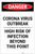 Danger: Corona Virus Outbreak Risk Of Infection Portrait - Label