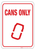 Cans Only - Wall Sign