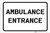 Ambulance Entrance Landscape - Label