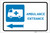 Ambulance Entrance Left Arrow with Icon Landscape - Label