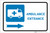 Ambulance Entrance Right Arrow with Icon Landscape - Label