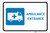 Ambulance Entrance with Icon Landscape - Label