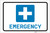 Emergency with Icon Landscape - Label
