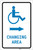 ADA Accessible Changing Area Right Arrow with Icon Portrait v2 - Label