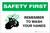 Safety First: Remember To Wash Your Hands Landscape - Label
