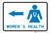Women's Health Left Arrow with Icon Landscape v2 - Label