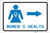 Women's Health Right Arrow with Icon Landscape v2 - Label