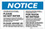 Notice: Please Do Not Enter COVID-19 Multilingual Landscape - Label