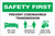 Safety First: Prevent Virus Transmission with Icons Landscape - Label