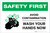 Safety First: Avoid Contamination - Wash Your Hands NowLandscape - Label