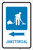 Janitorial Left Arrow with Icon Portrait - Label