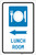 Lunch Room Left Arrow with Icon Portrait - Label